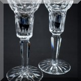 G20. Pair of Waterford Crystal candlesticks. 6”h - $28